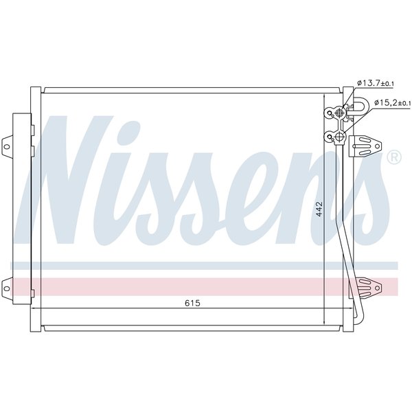 Nissen Nissens Condenser, 94832 94832